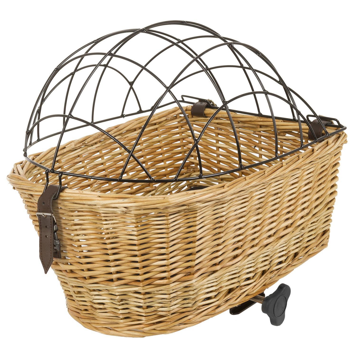 -wave Top Wicker Hunde Cykelkurv