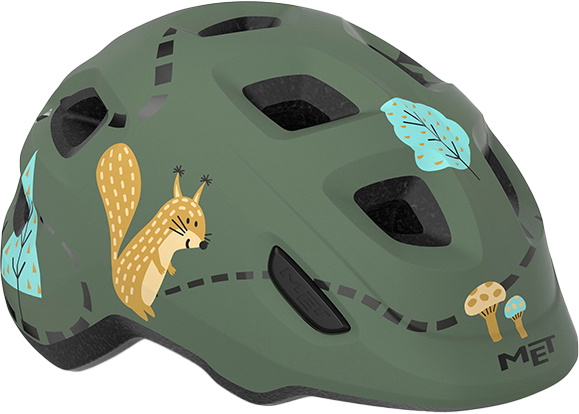 Met Helmet Hooray    Led Lys Mips  Quot Green Buckle Quot  Green Forest