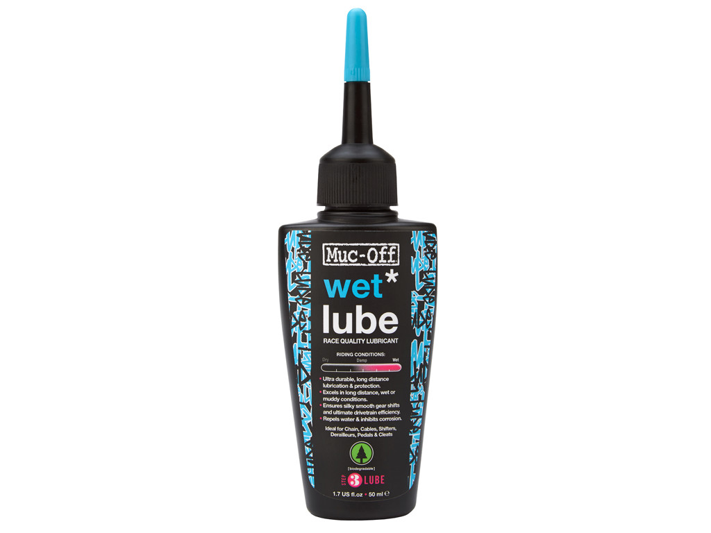 Muc-off Wet Lube Kædeolie Til Våde Forhold 50 Ml