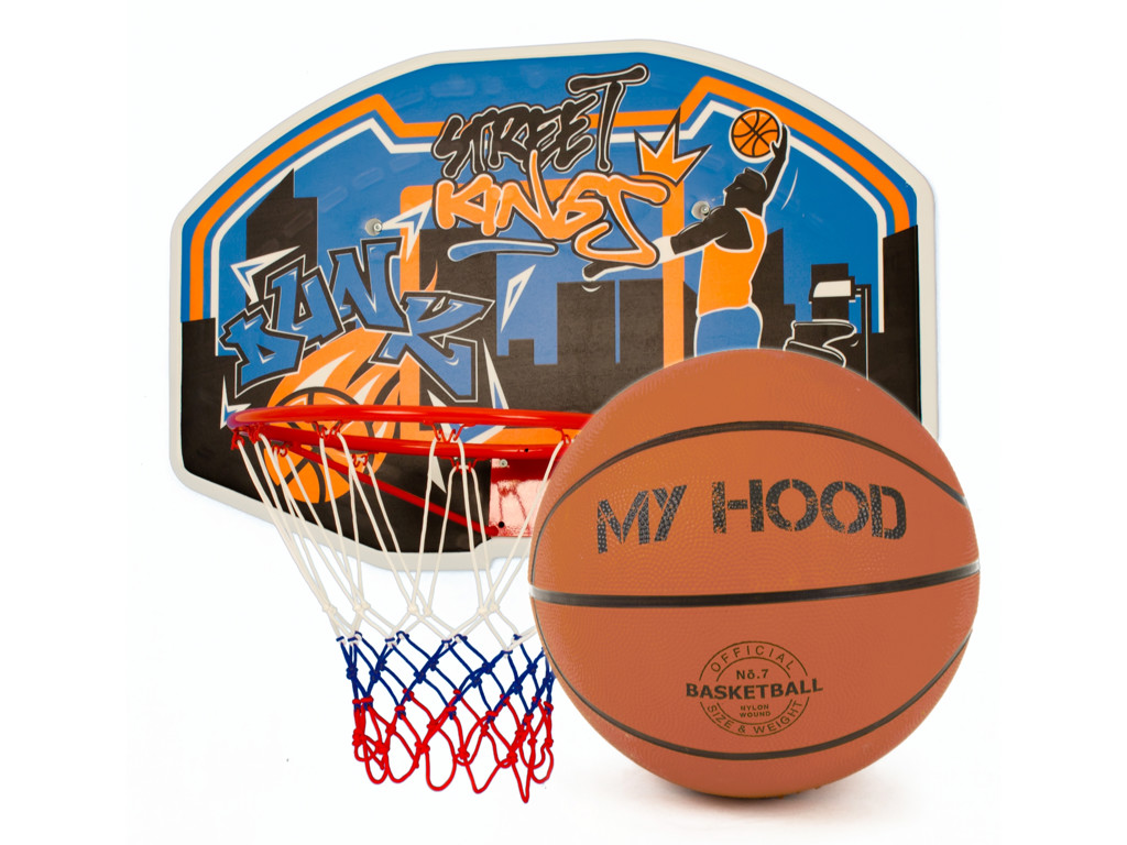My Hood  Basketkurv På Plade Inklusiv Bold
