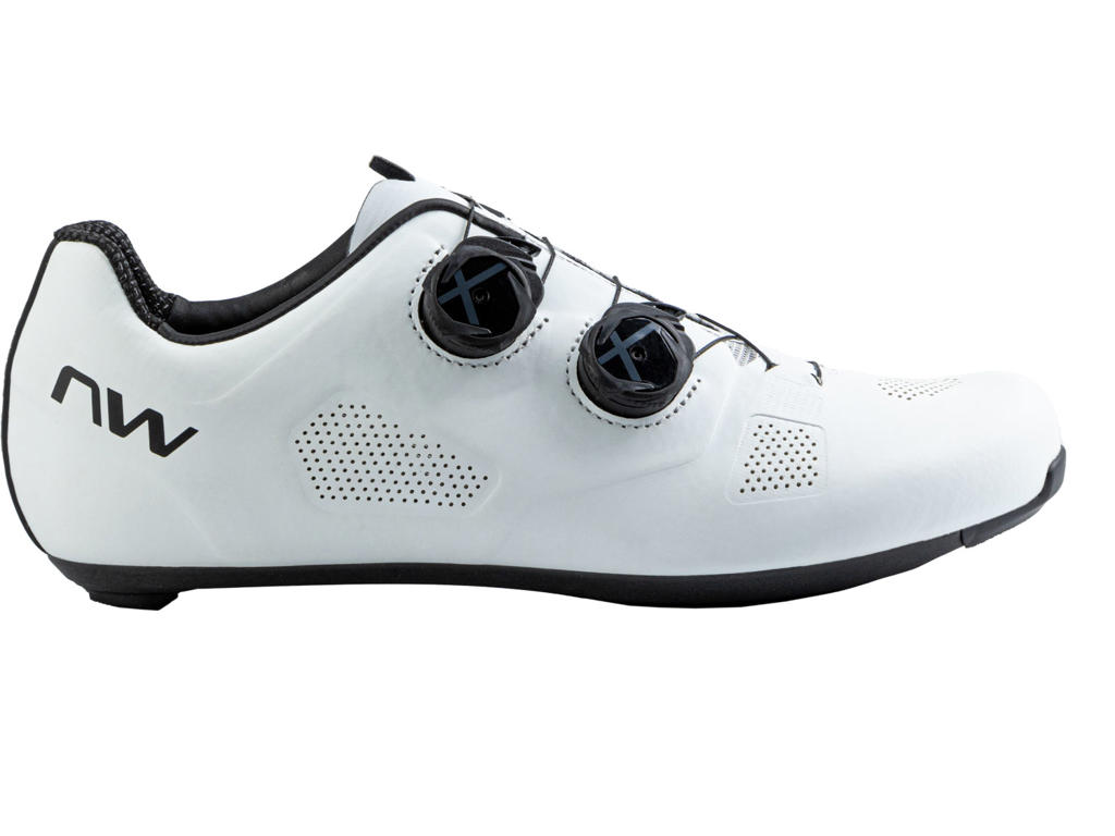 Northwave Revolution Wide Cykelsko Hvid Sort 44