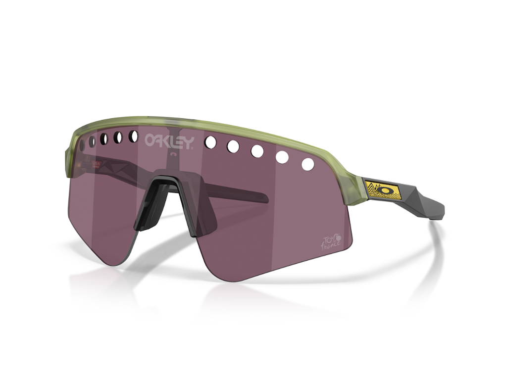 Oakley Sutro Lite Sweep Tdf 2026 Cykelbriller Herre Matte Translucent Fern Prizm Road Black
