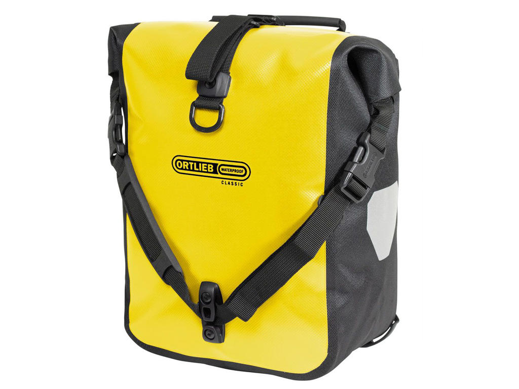 Ortlieb Sport-roller Classic Cykeltasker 12 Liter Gul Sort
