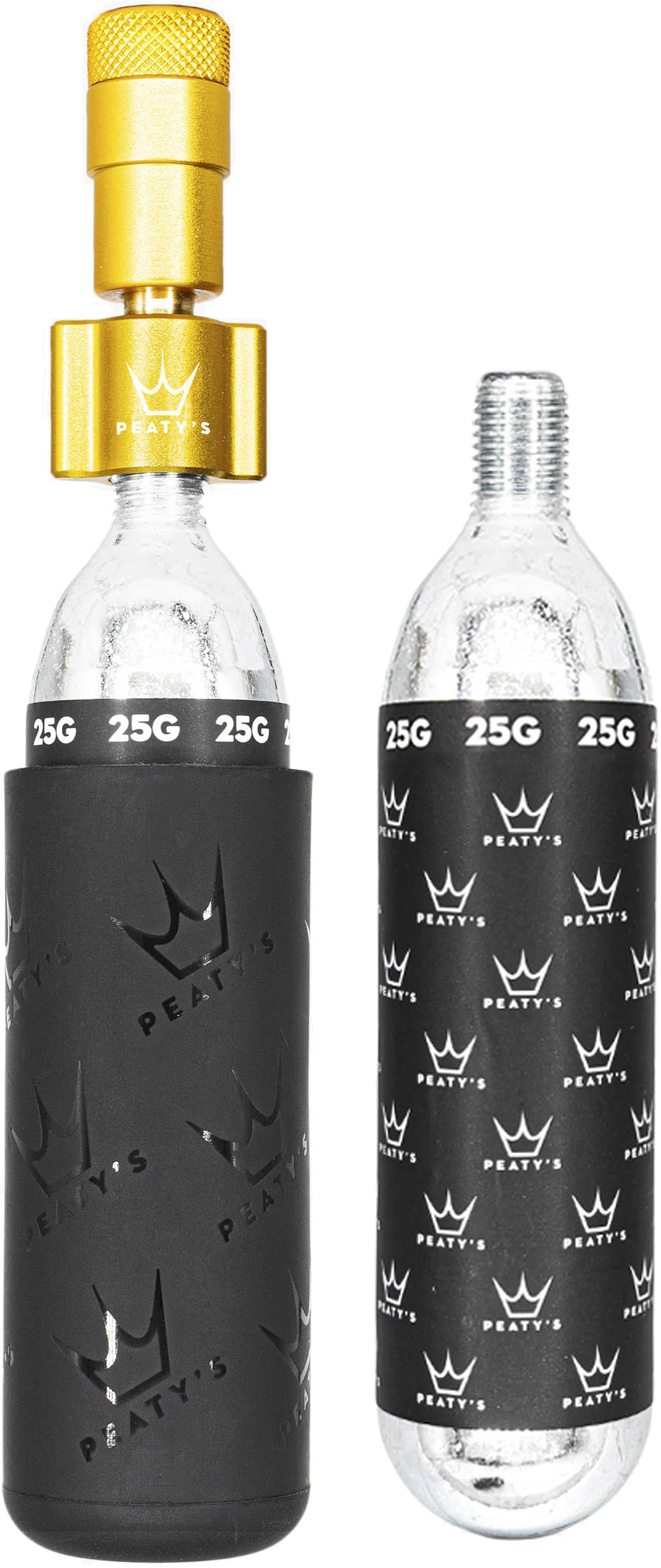 Peaty X27 Holeshot Co2 Inflator 16g Gold