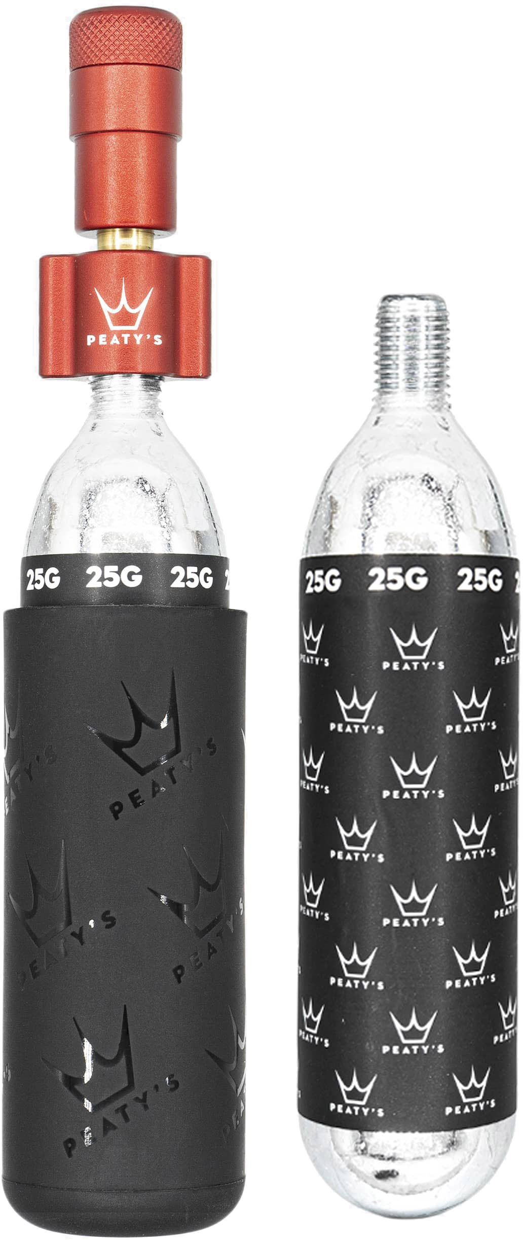 Peaty X27   Holeshot Co2 Inflator 16g Red