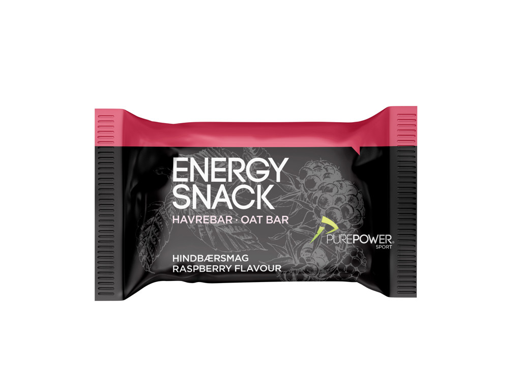 Purepower Energy Snack Hindbær 60 Gram