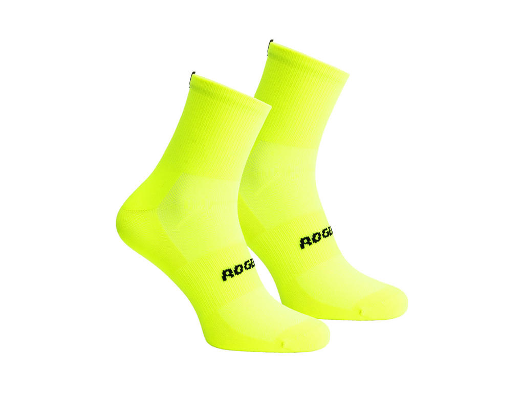 Rogelli Essential Strømper   Pak Coolmax Gul Str  44-47