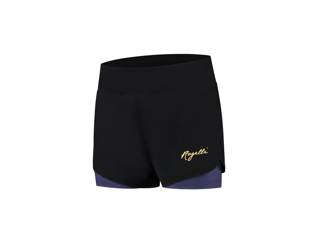 Rogelli Indigo Løbeshorts In Dame Sort Purple Str