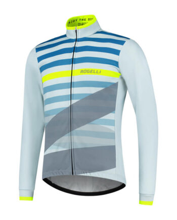 Rogelli Stripe Vinterjakke Windtex Grå Grøn Flour Str