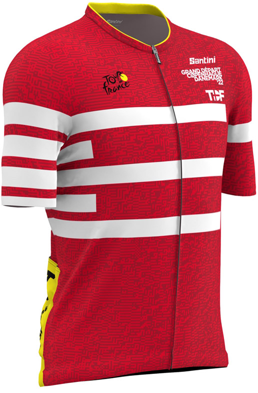 Santini Gran Depart Copenhagen 2022 Tour De France Jersey Limited Edition