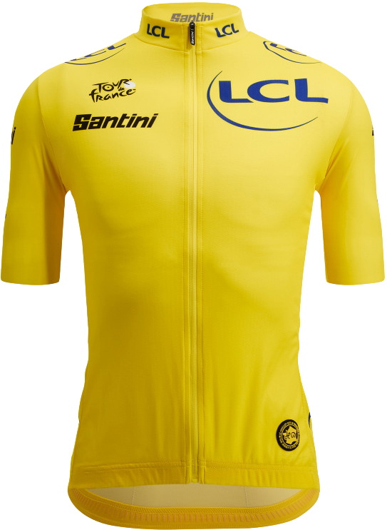 Santini Replica Tour De France Leader Jersey Den Gule Trøje  Officiel