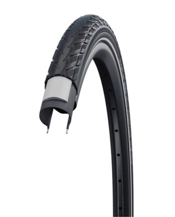 Schwalbe Delta Cruiser Plus Punctureguard 28x1      40-635  Sort Refleks