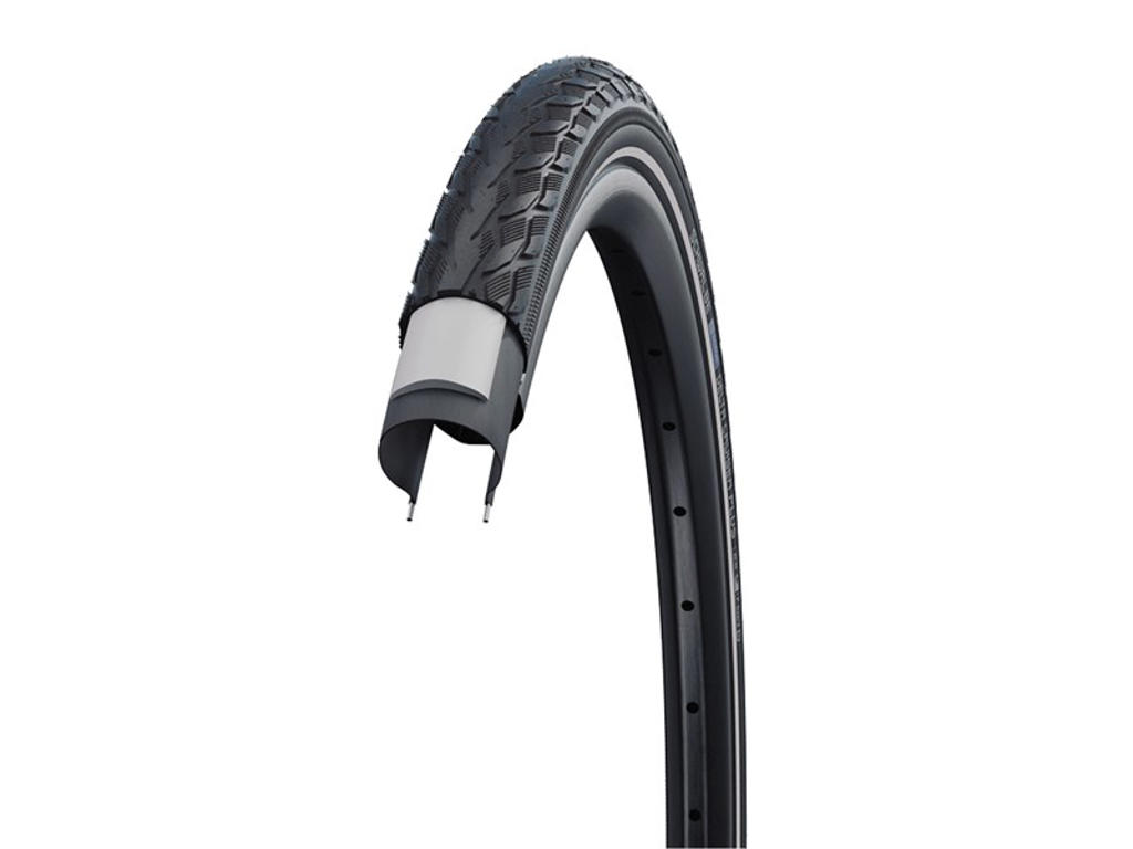 Schwalbe Delta Cruiser Plus Punctureguard 28x1      40-635  Sort Refleks