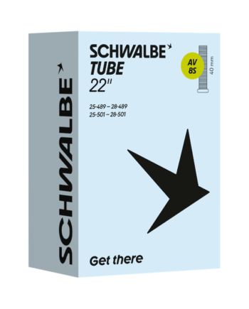 Schwalbe Slange 22 Quot X1 00-  20  25 28-489 501  Med 40mm Lang Autoventil Av8s