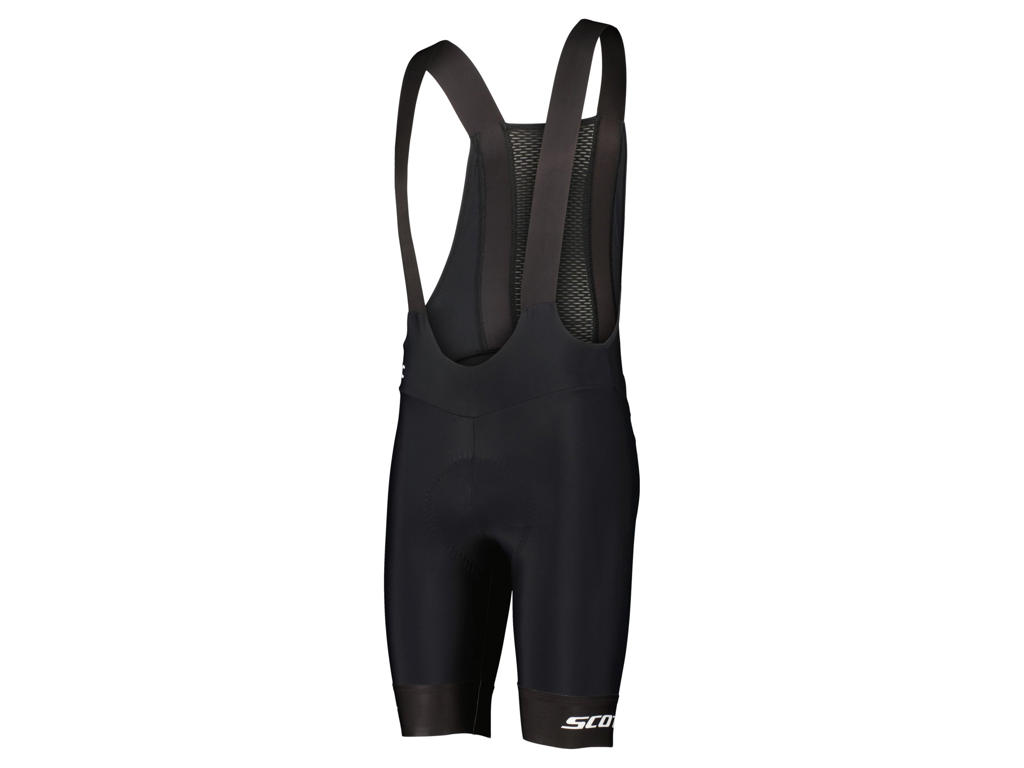 Scott Rc Pro  Bibshorts Sort Med Hvidt Logo Str