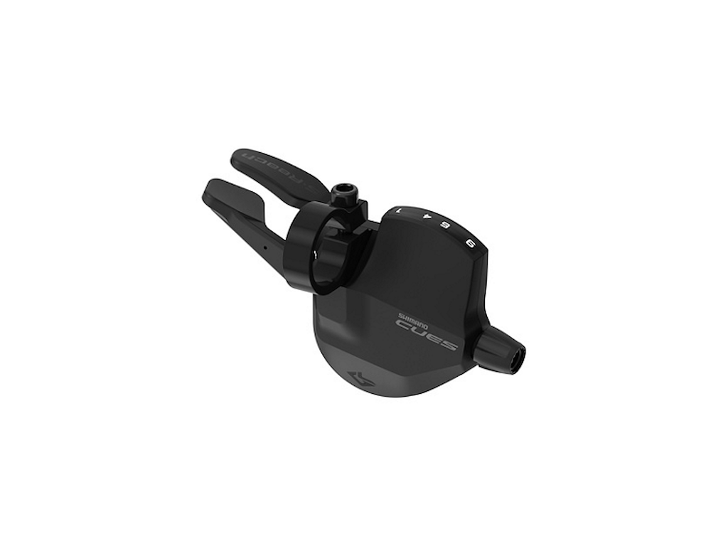 Shimano Cues Skiftegreb Højre Rapidfire Plus Speed Med Geardisplay Sl-u4050-9r Sort