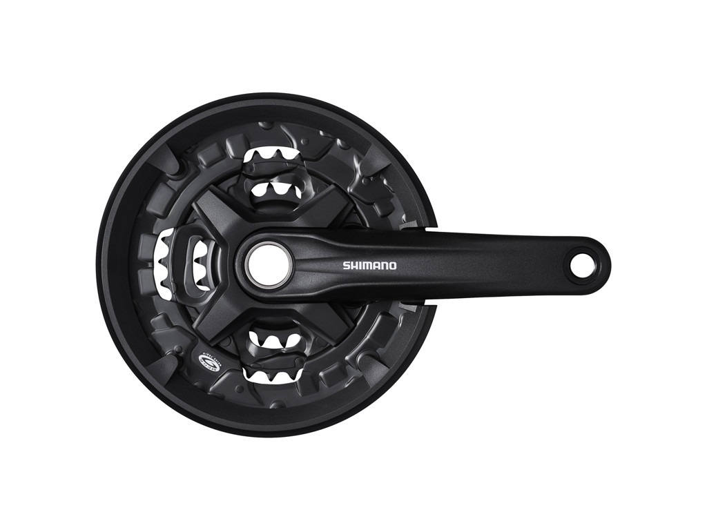 Shimano Fc-mt210- Kranksæt Til Gear 44 32 22 Tands 175mm Med Chain Guard