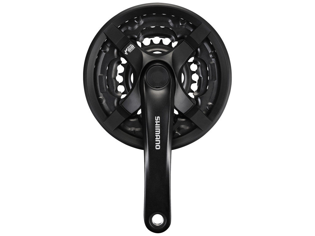 Shimano Fc-ty501 Kranksæt Trippel 42-34-24 Tands 175mm Pedalarme Med Chain Guard
