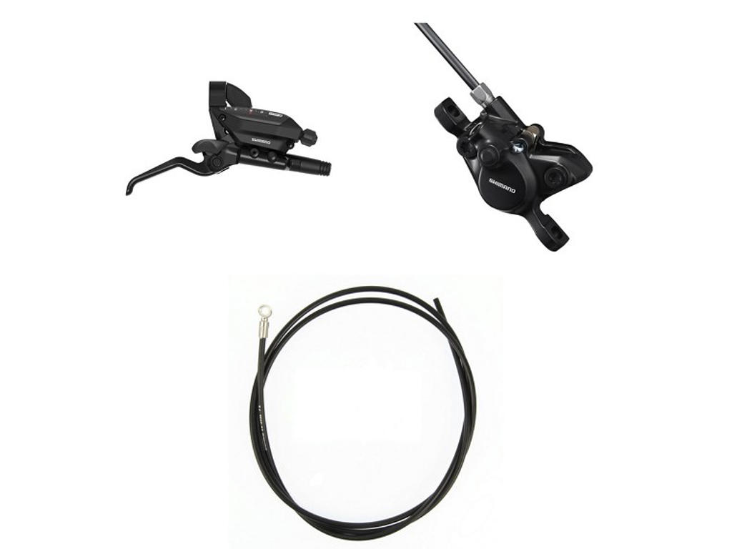 Shimano Mt200 Hydraulisk Bremsesæt Og Mekanisk Gearskifter Gear Bag Højre