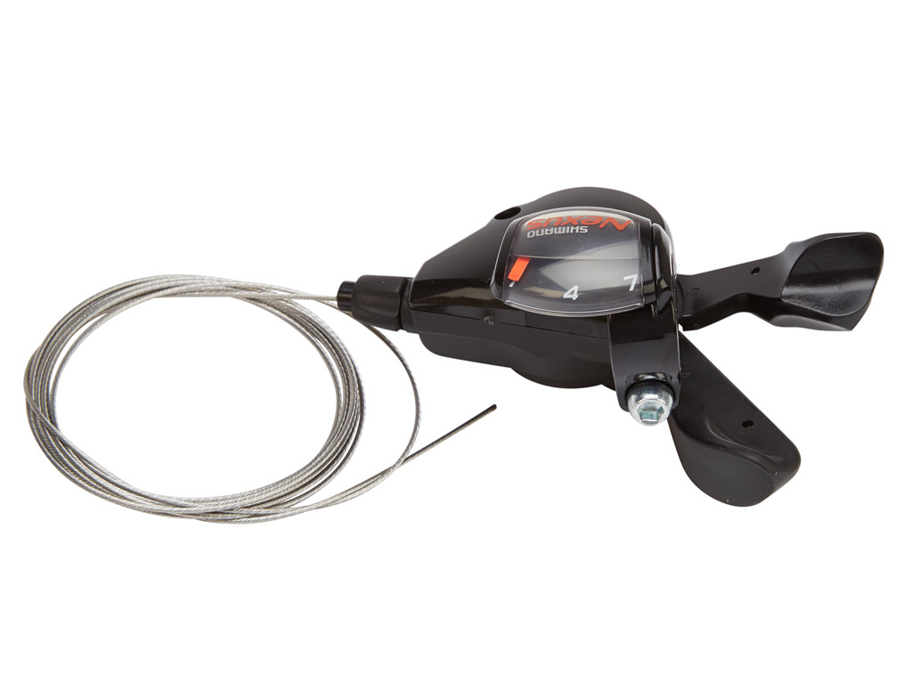 Shimano Nexus Sl-7s50 Rapidfire Plus Skiftegreb Gear Inklusiv Kabel Sølv