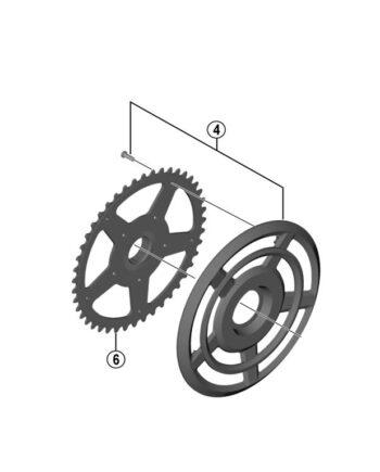 Shimano Steps Kædebeskytter Til 44 Tands Klinge Fc-e6000