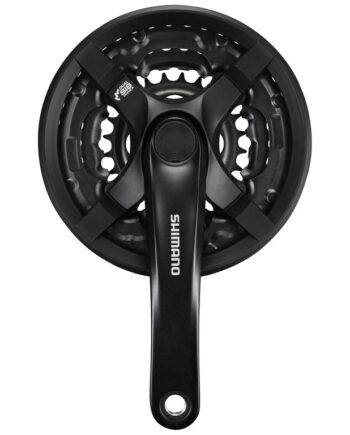 Shimano Tourney Kranksæt Fc-ty501 Sort Triple 42 34 24 Tands 170 Mm Pedalarme