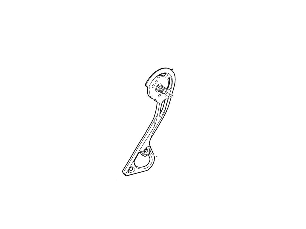 Shimano Xt Yderplade Til Bagskifter Gs Rd-m786