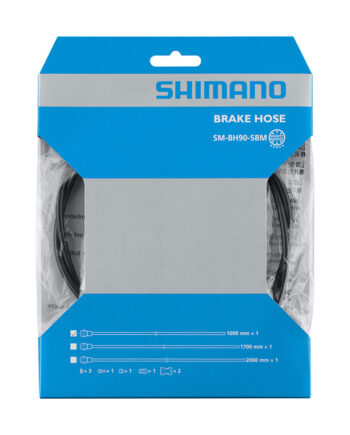 Shimano Xtr Bremseslange Model Sm-bh90-sbm 1000mm Lang Sort