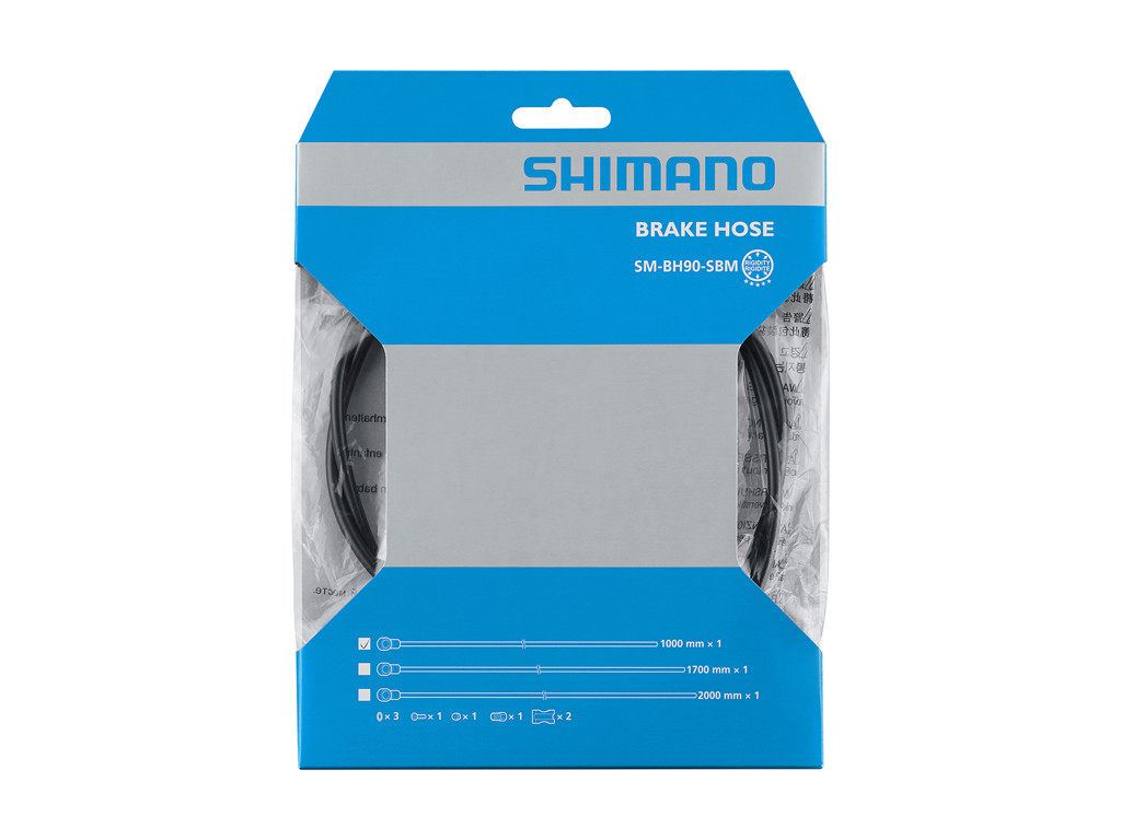 Shimano Xtr Bremseslange Model Sm-bh90-sbm 1000mm Lang Sort