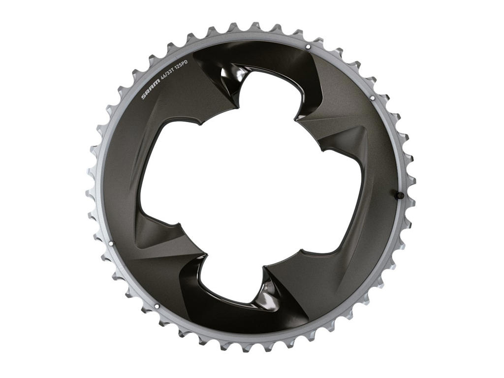 Sram Force Klinge 48 Tands Rund     12 Gear   Huls ø107mm Sort