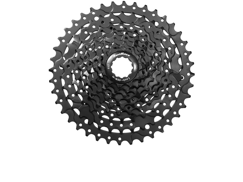 Sunrace Csm980 Kassette Gear 11-40 Tands Mtb Til Shimano Eller Sram Sort