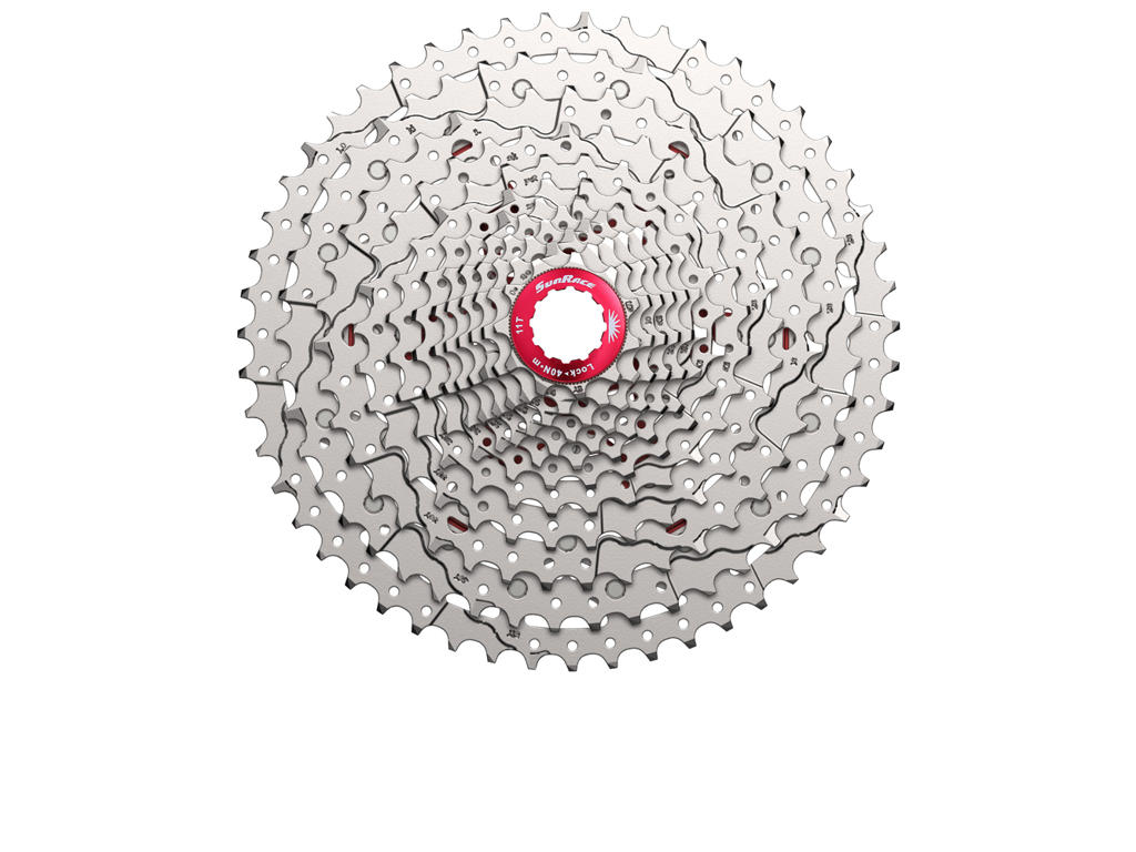 Sunrace Csmz800 Kassette 12 Gear 11-51 Tands Mtb Til Shimano Hg Metallic