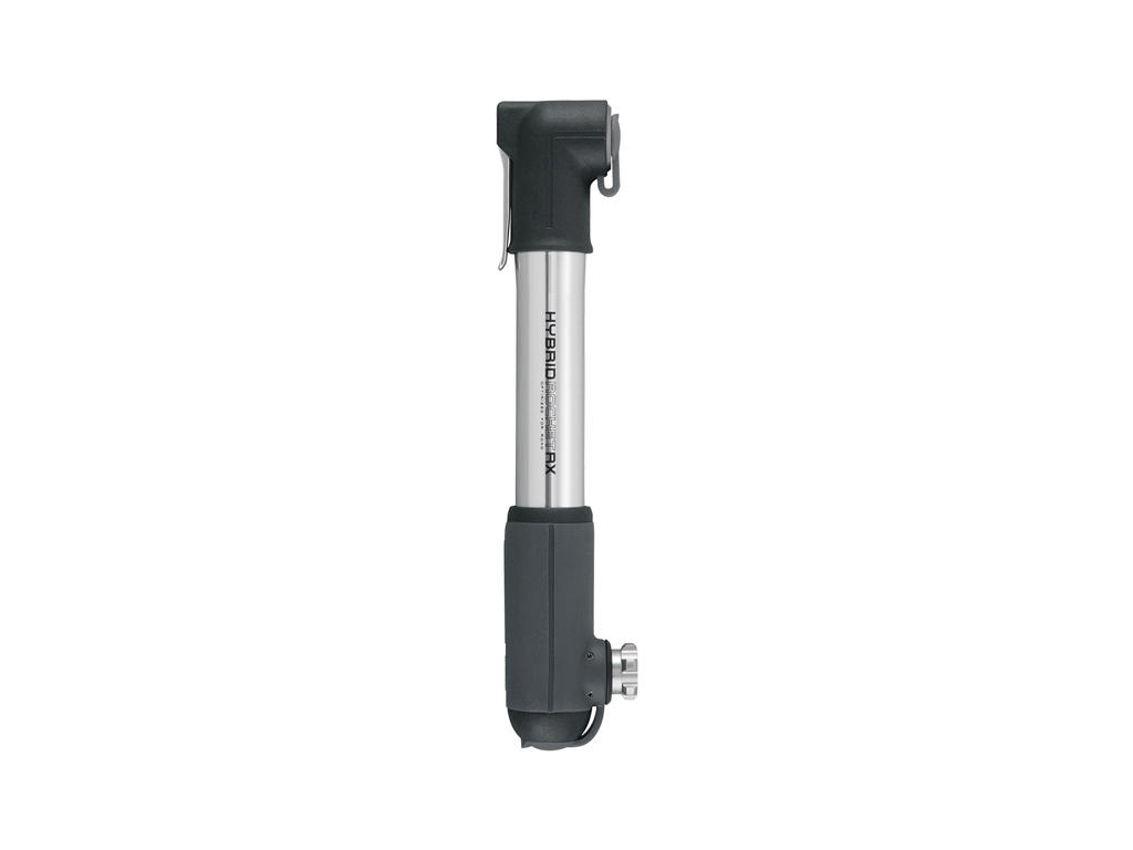 Topeak Micro Hybridrocket Rx Mini- Og Co2 Pumpe 11 Bar   160 Psi Grå Sølv