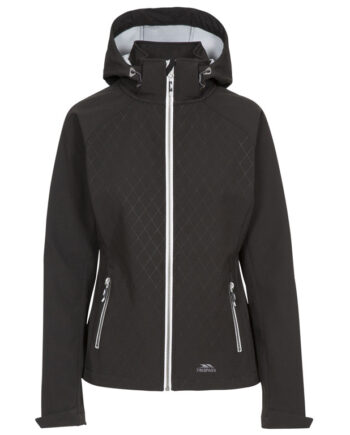 Trespass Nelly Dame Softshell Jakke- Sort Str