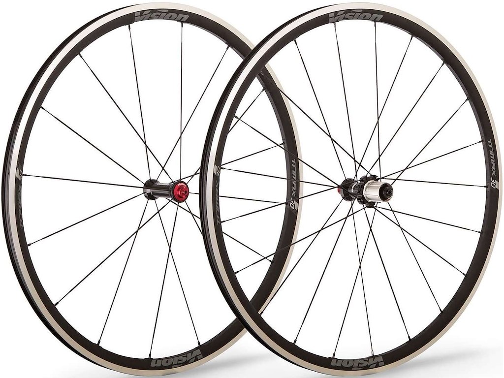 Vision Trimax 30 Hjulsæt 700c Til Fælgbresme Body Shimano 10-11 Gear Qr Aksel 100 Og 130mm Nav