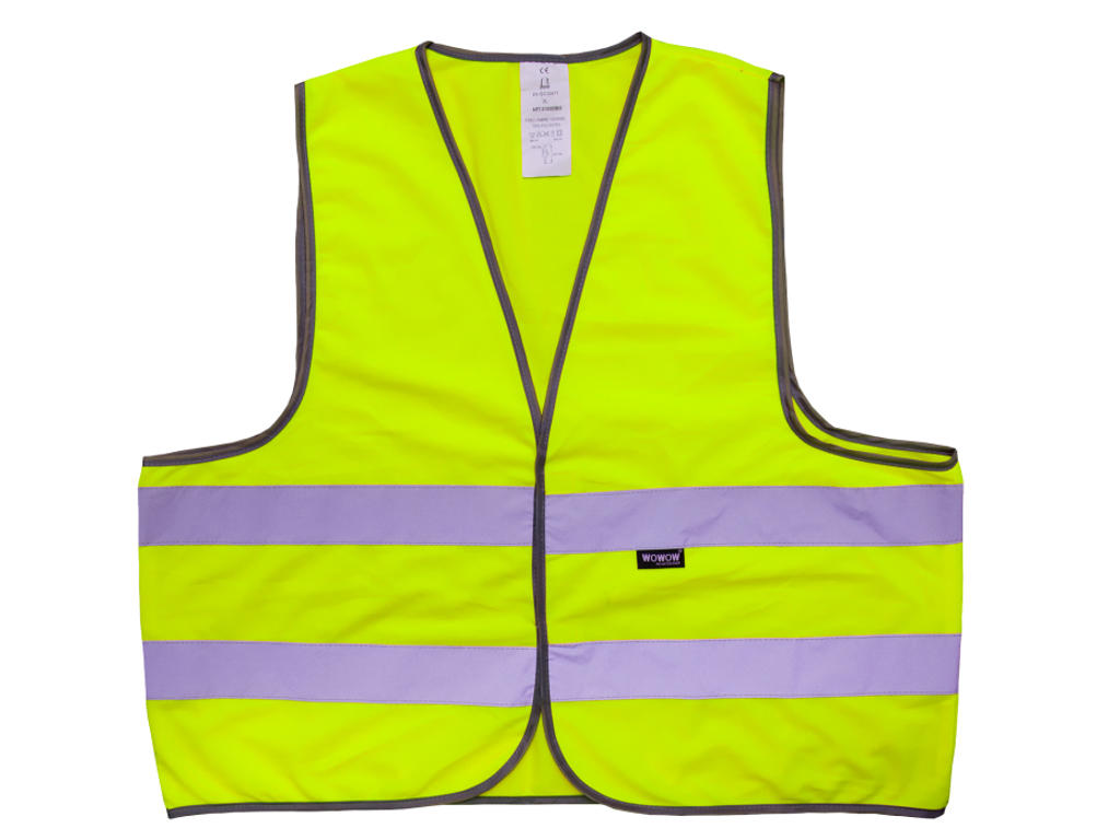 Wowow Mesh Gilet Refleksvest Til Voksne Neongul Str