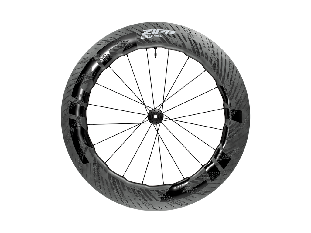 Zipp 858 Nsw 700c Forhjul 12x100mm -thru Disc Centerlock