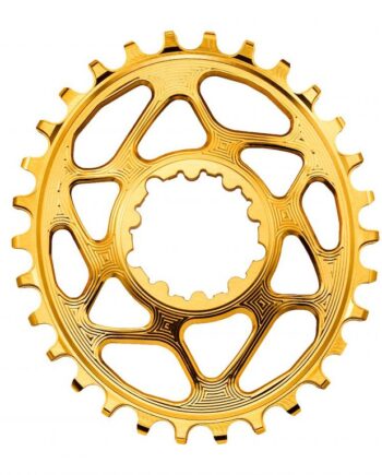 Absolute Black Klinge 36t Direkte Montering Oval Sram Gxp Guld