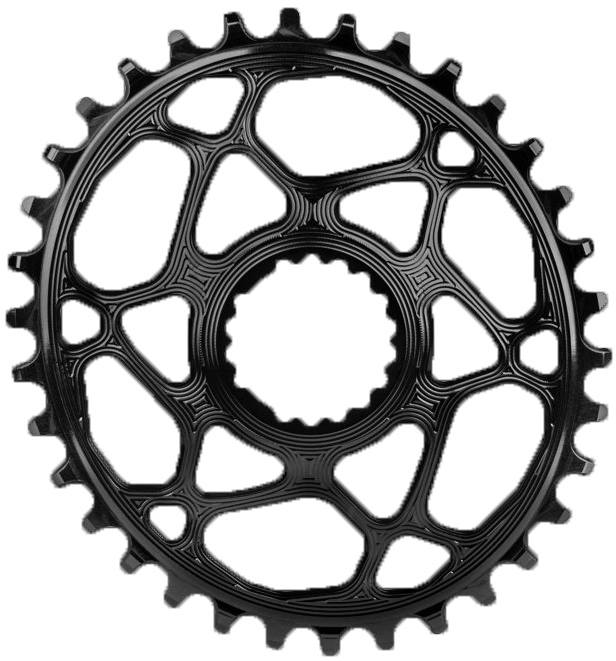 Absoluteblack Chainring Direct Mount Singlespeed 34t 1x10 11 12 Oval Cannondale Sort