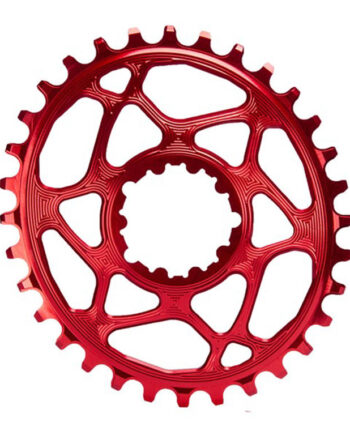 Absoluteblack Oval Klinge Sram 34t 10 11 12 Speed Rød