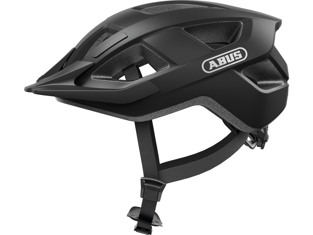 Abus Aduro     Led Cykelhjelm Str  54-58 Cm Mat Sort