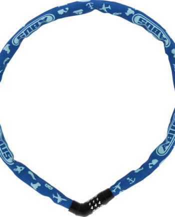 Abus 4804c Steel- -chain Kædelås 75cm Blue Symbols