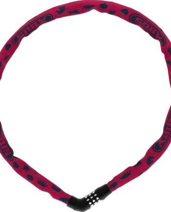 Abus 4804c Steel- -chain Kædelås 75cm Pink Symbols