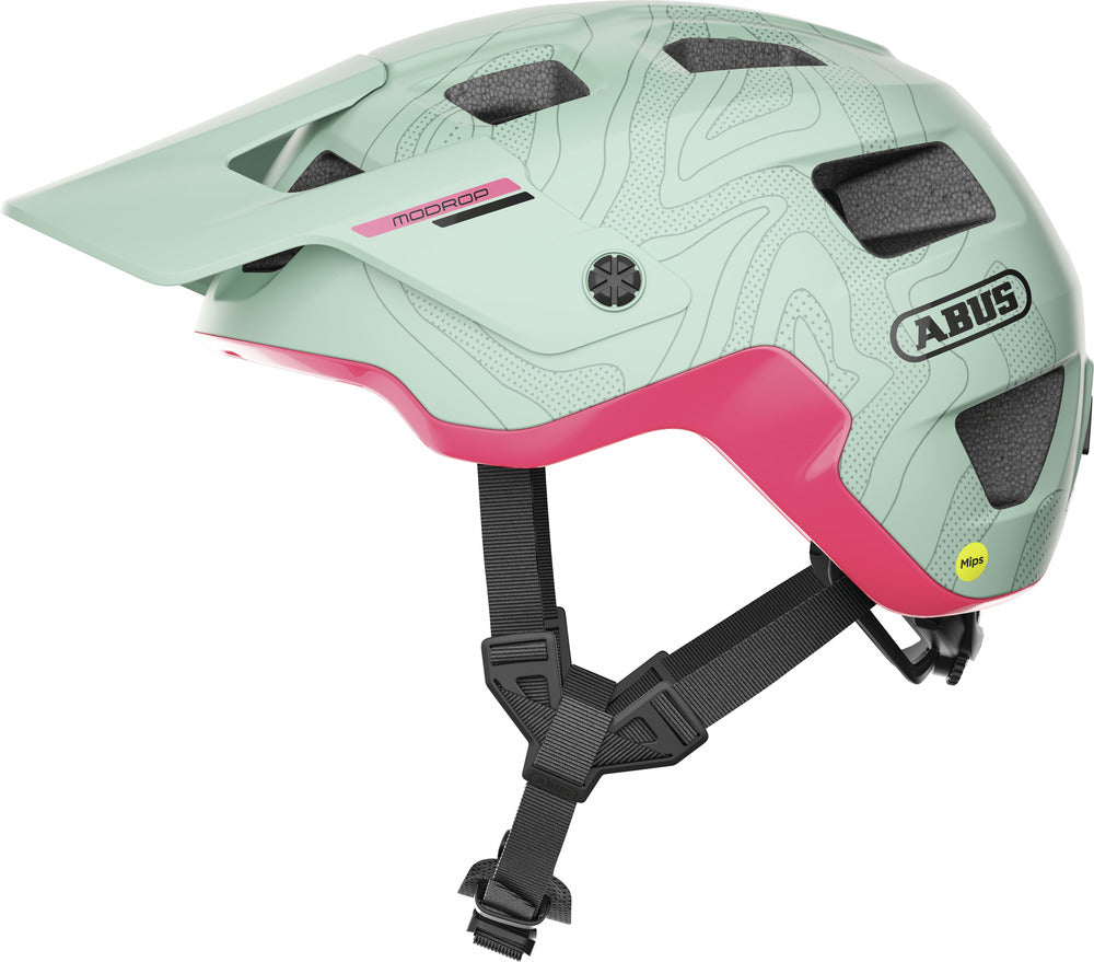Abus Modrop Mips Iced Mint Cykelhjelm Medium 52-58 Cm