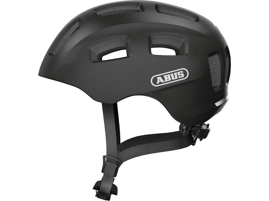 Abus Youn- Cykelhjelm Velvet Black Str 52-57 Cm