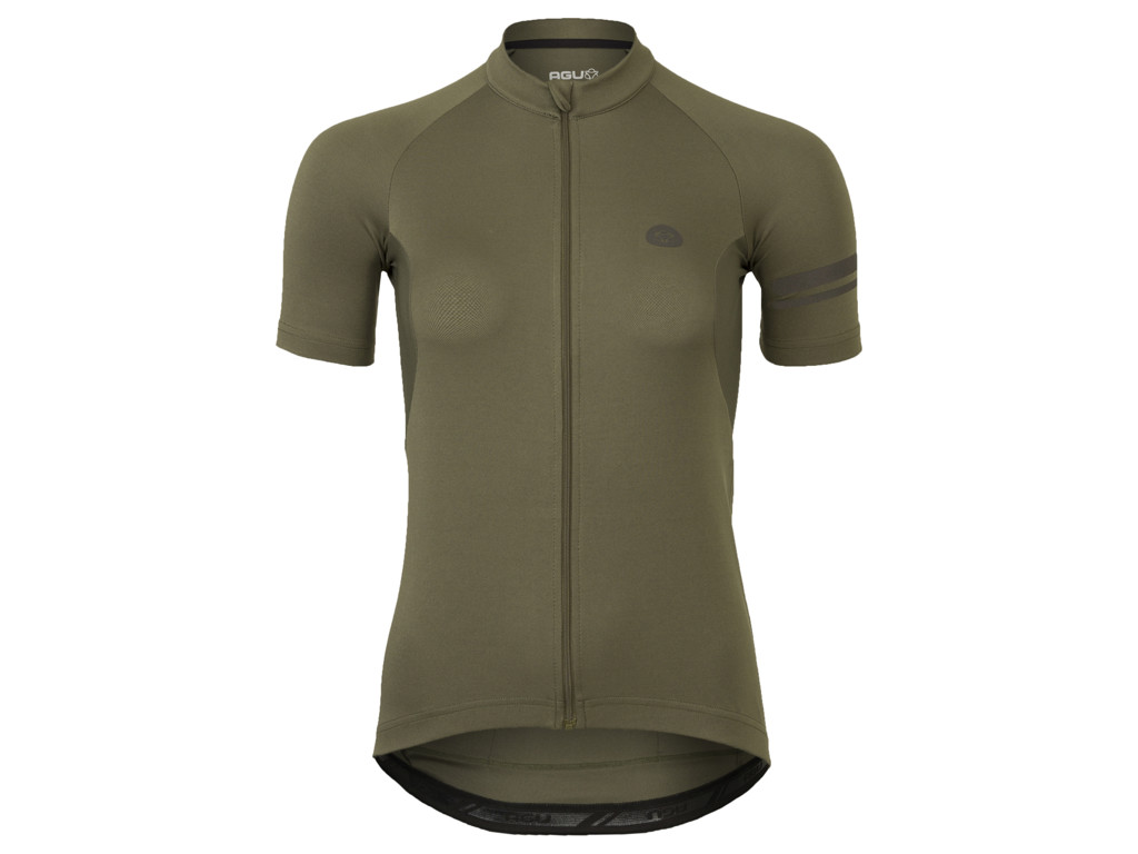 Agu Core Essential Cykeltrøje Dame Army Grøn Str