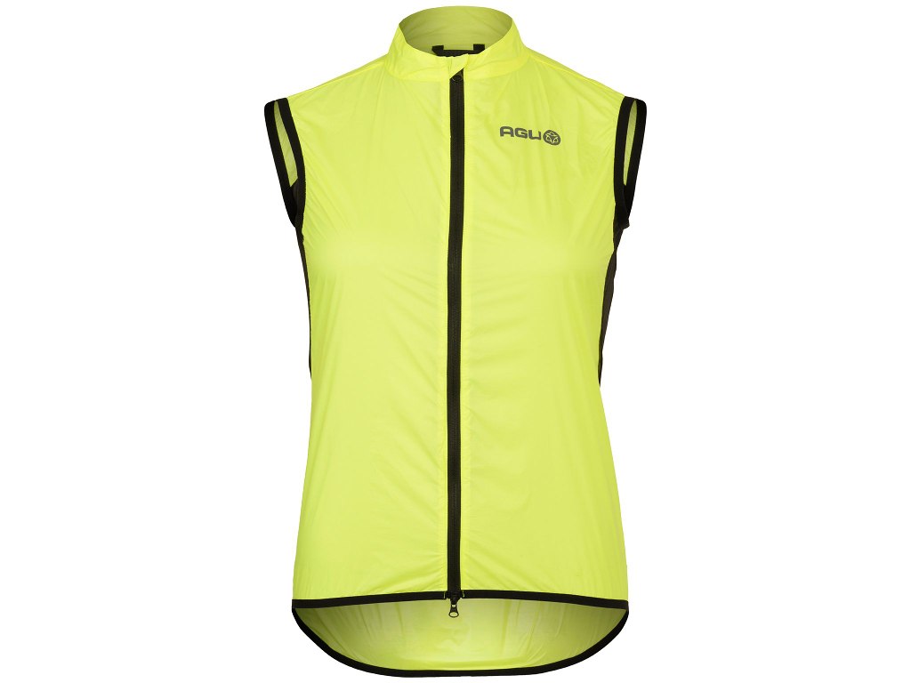 Agu Essential Wind Body Cykelvest Dame Hi-vis Neon Gul Str