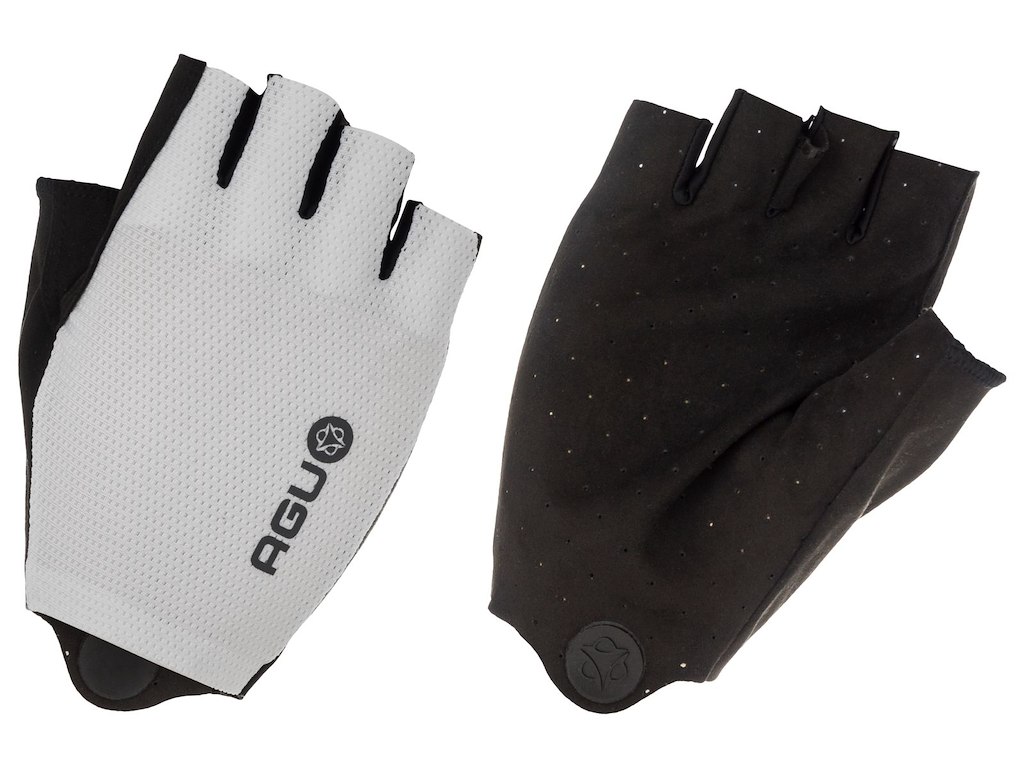 Agu High Summer Gloves Cykelhandsker  Korte Fingre Hvid Str
