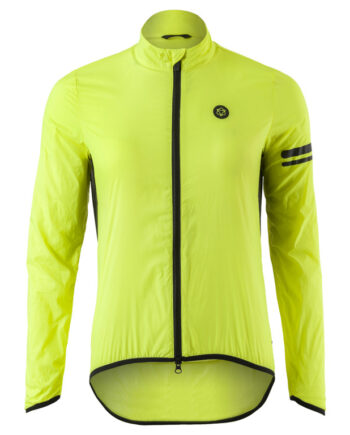 Agu Jacket Essential Wind Dame Vindjakke Neon Gul Str