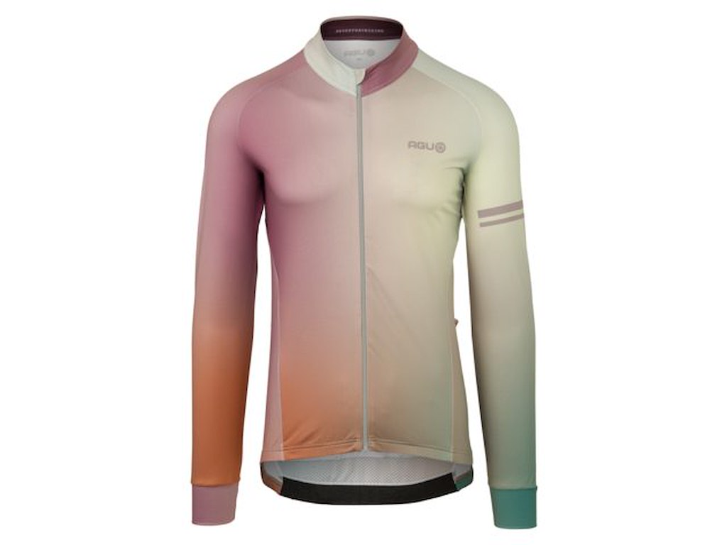 Agu Performance Gradient Jersey Cykeltrøje Lange ærmer Herre Mystic Green